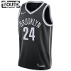 Camiseta Niños Brooklyn Nets Cameron Thomas 24 2022-23 Nike Icon Edition Negro Swingman